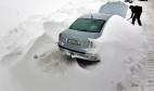 Glätteunfälle und Rekordschnee in den Alpen