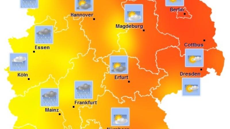 Die aktuellen Werte, Winddaten und Wetterzustände